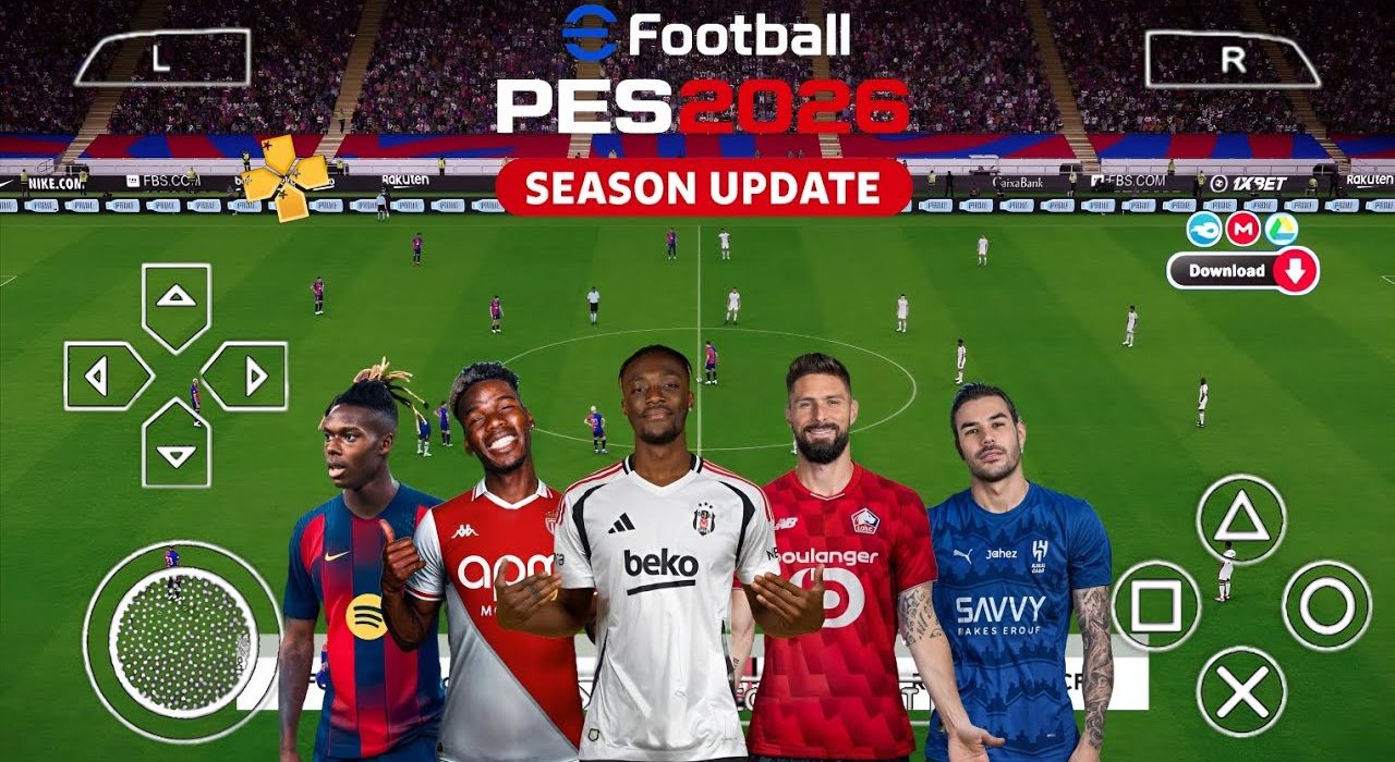 Efootball PES 2026 PPSSPP Offline Latest Update
