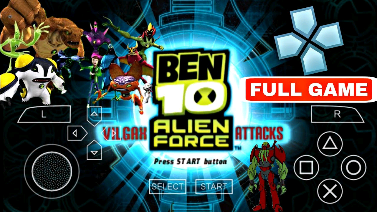 Ben 10 Vilgax Attacks PSP