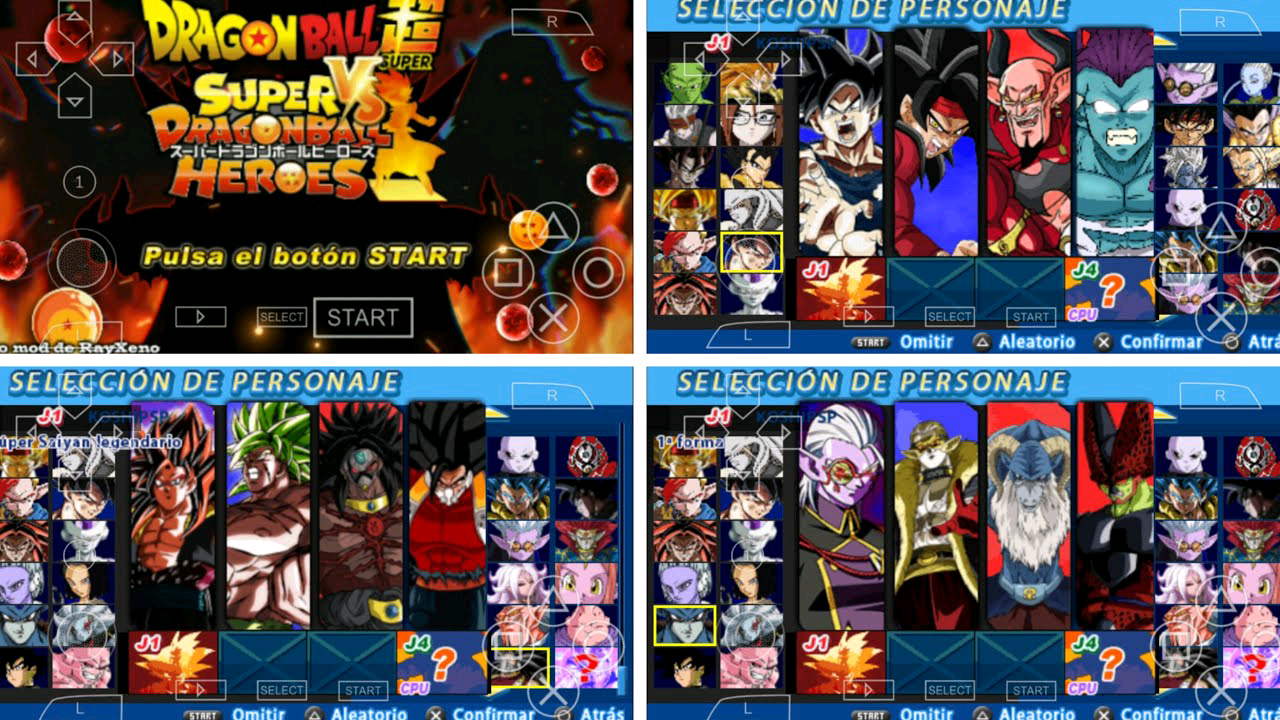 Dragon Ball Z AF Super Heroes PPSSPP