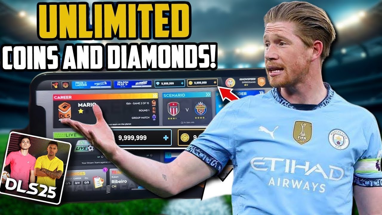 Dream League Soccer 2025 v12.250 Mod APK (Unlimited Money)