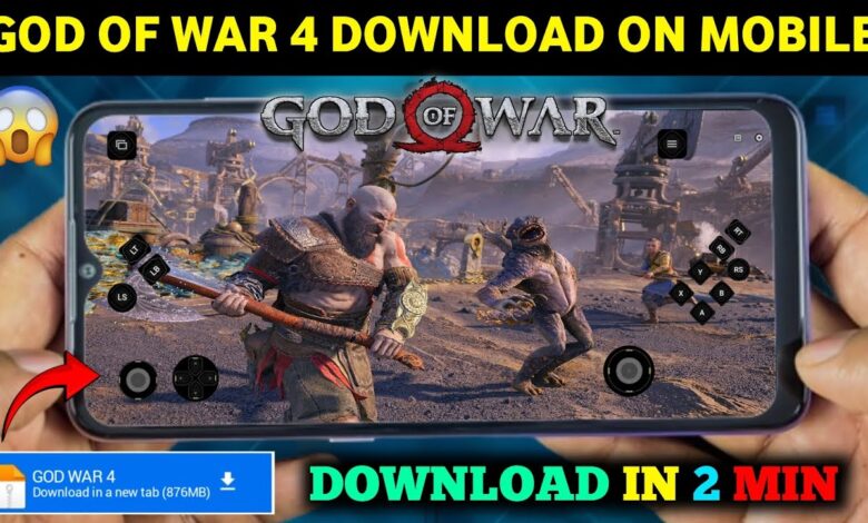 God Of War 4 Ragnarok PPSSPP Download For Android