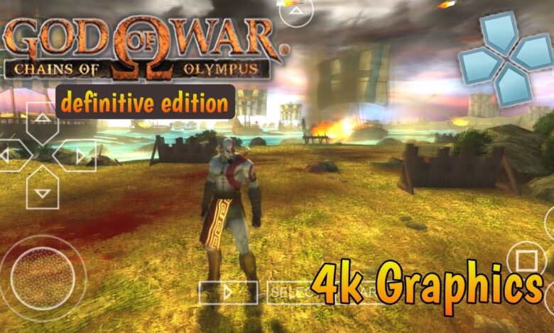 God Of War Chains Of Olympus PPSSPP Mod Textures