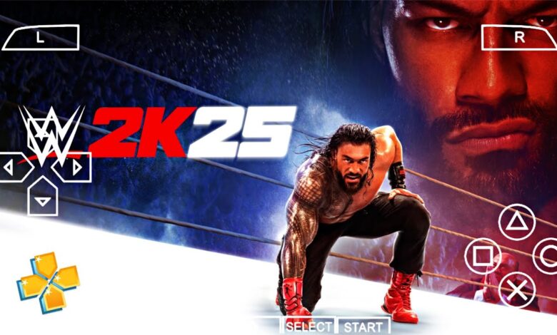 WWE 2k25 PPSSPP ISO Download For Android Obb Save Data Offline
